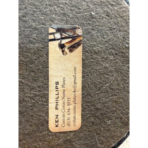 Handcrafted Corian Celtic Cross On Base Inspirational Quote Religious Table top - Picture 2 of 7